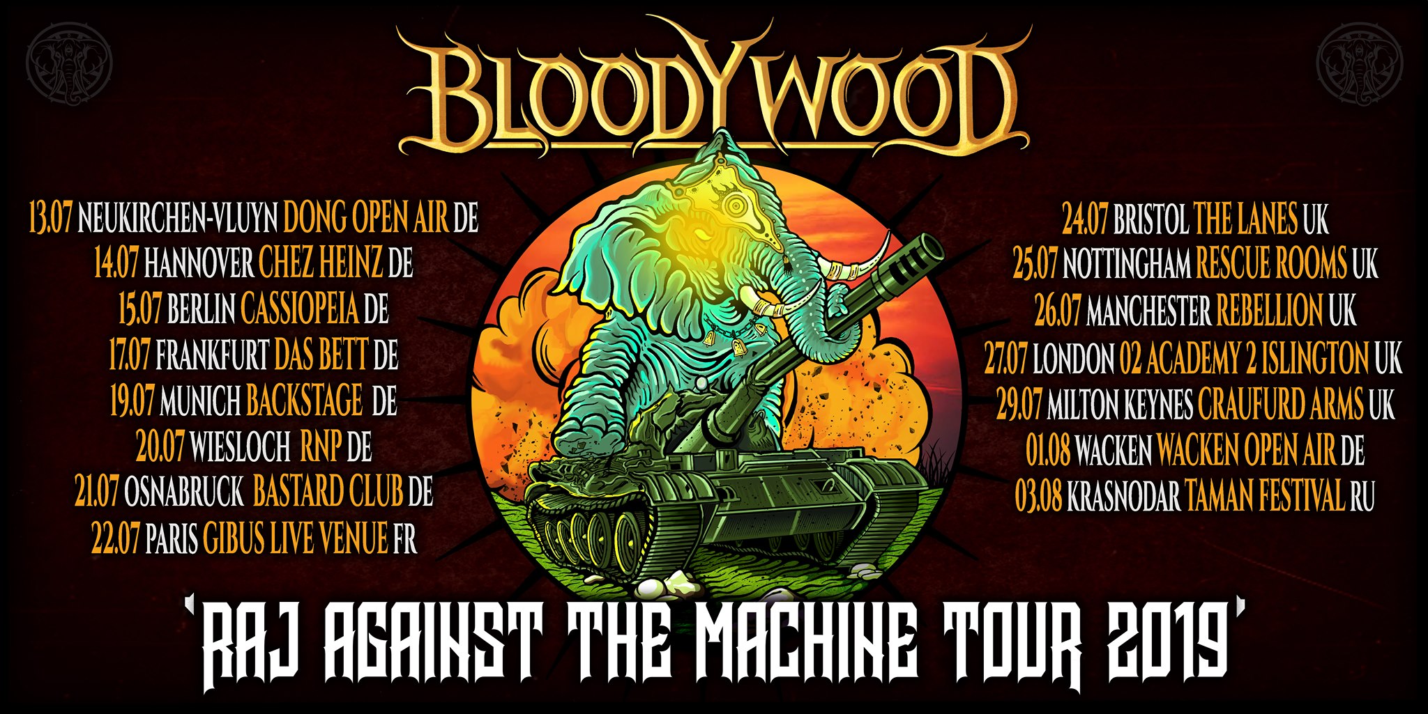 Bloodywood geht auf Deutschland-Tour !