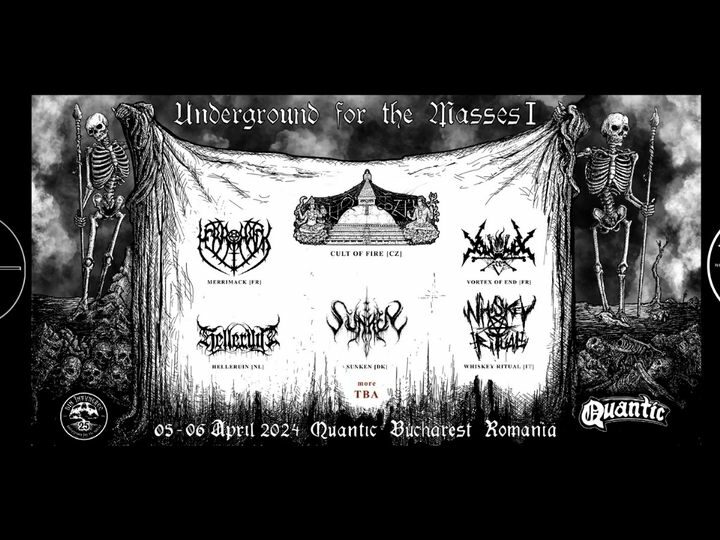 UNDERGROUND FOR THE MASSES geht an den Start – Black Metal Festival in Bukarest (5./6. April 2024)