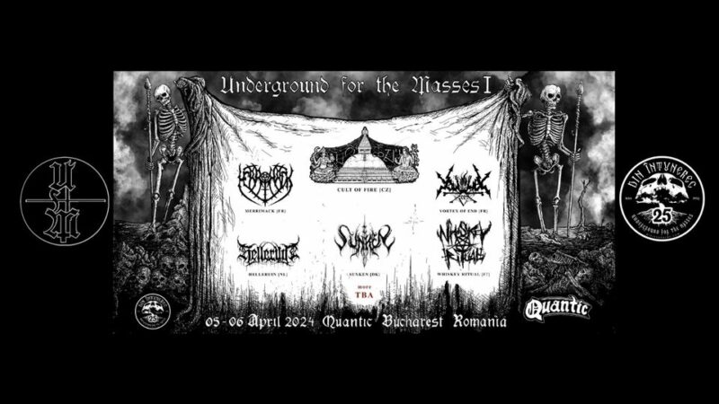 UNDERGROUND FOR THE MASSES geht an den Start – Black Metal Festival in Bukarest (5./6. April 2024)